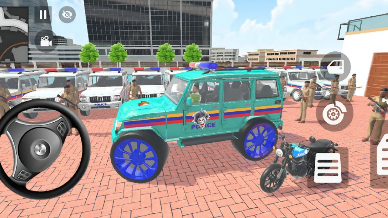 Franklin Buys Luxury Police SUV 🚨 Big Blue Wheels 💥 | Indian Theft Auto Simulator | Android Gameplay