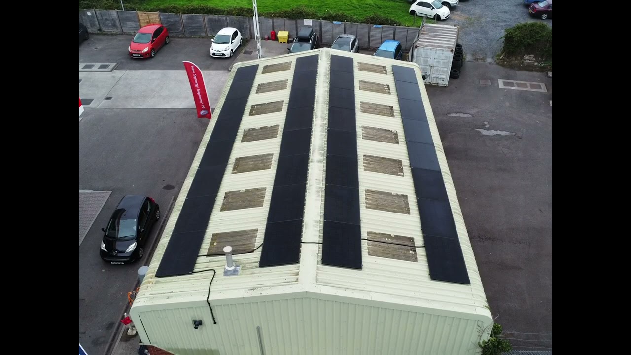 Go Green Solar - Solar Panel Installation for Jeff Brown's Service Station