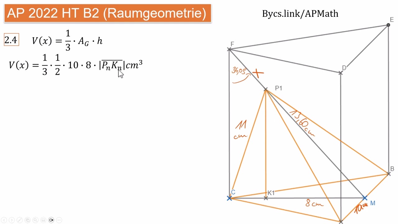 AP 2022 HT B2 Raumgeometrie