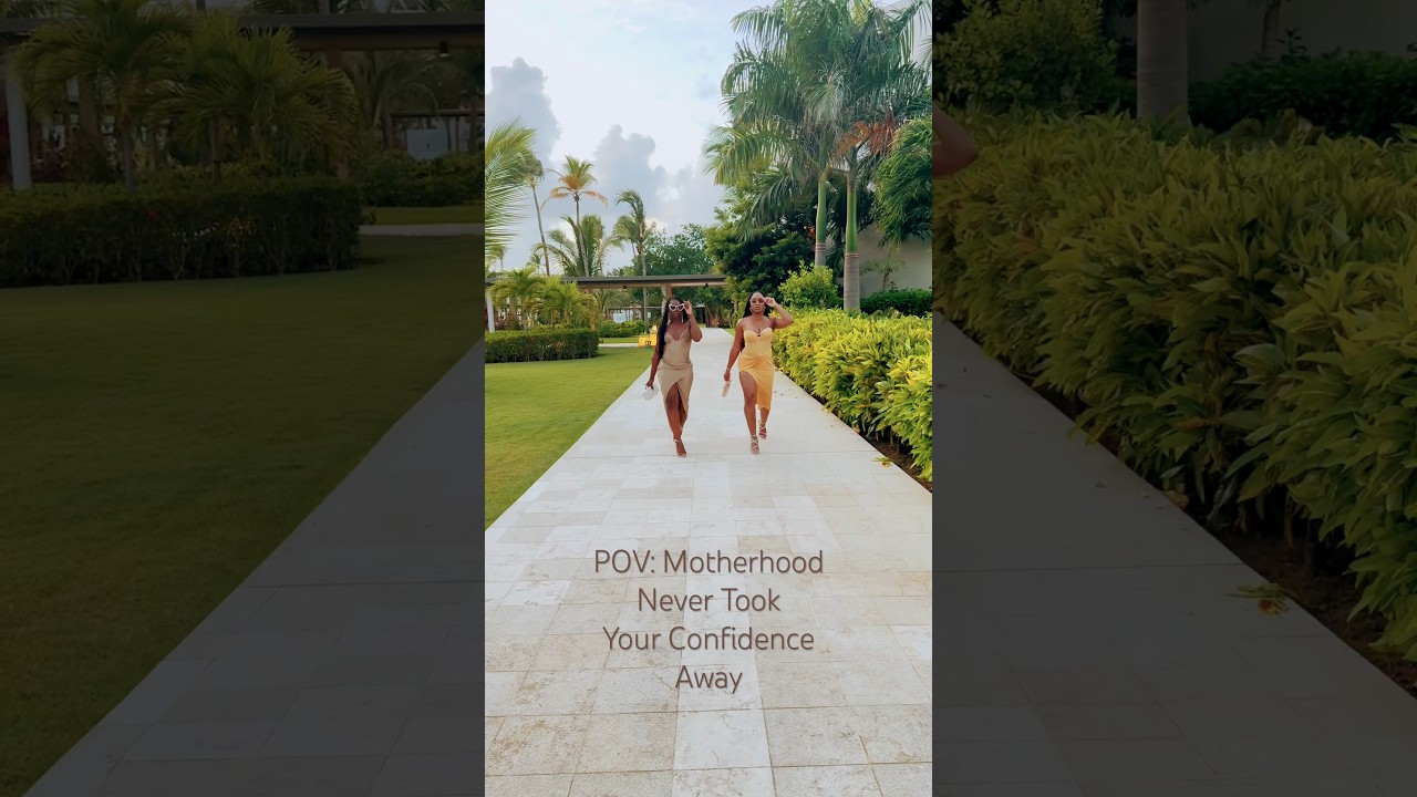 When you&rsquo;re a confident mom #mommymode #blackmomblogger #confidenconfiden #postpartumbody #momstatus