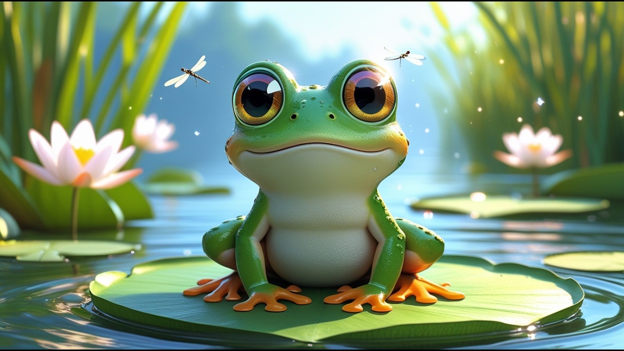 КВА-КВА-КВА! Найкраща пісенька про жабку для малят 🎵 Пісеньки про свійських тварин 🐮Про село