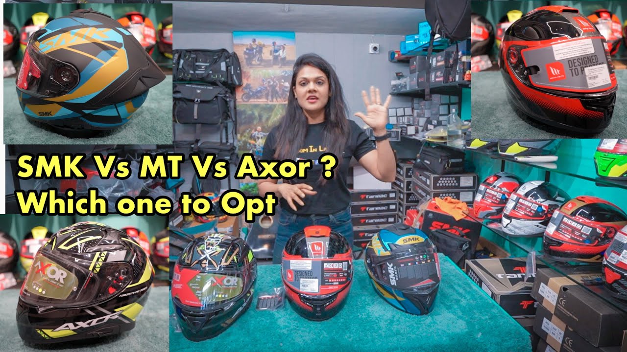 SMK, AXOR Or MT Which one is the Best Helmet under 5000 ₹ | 