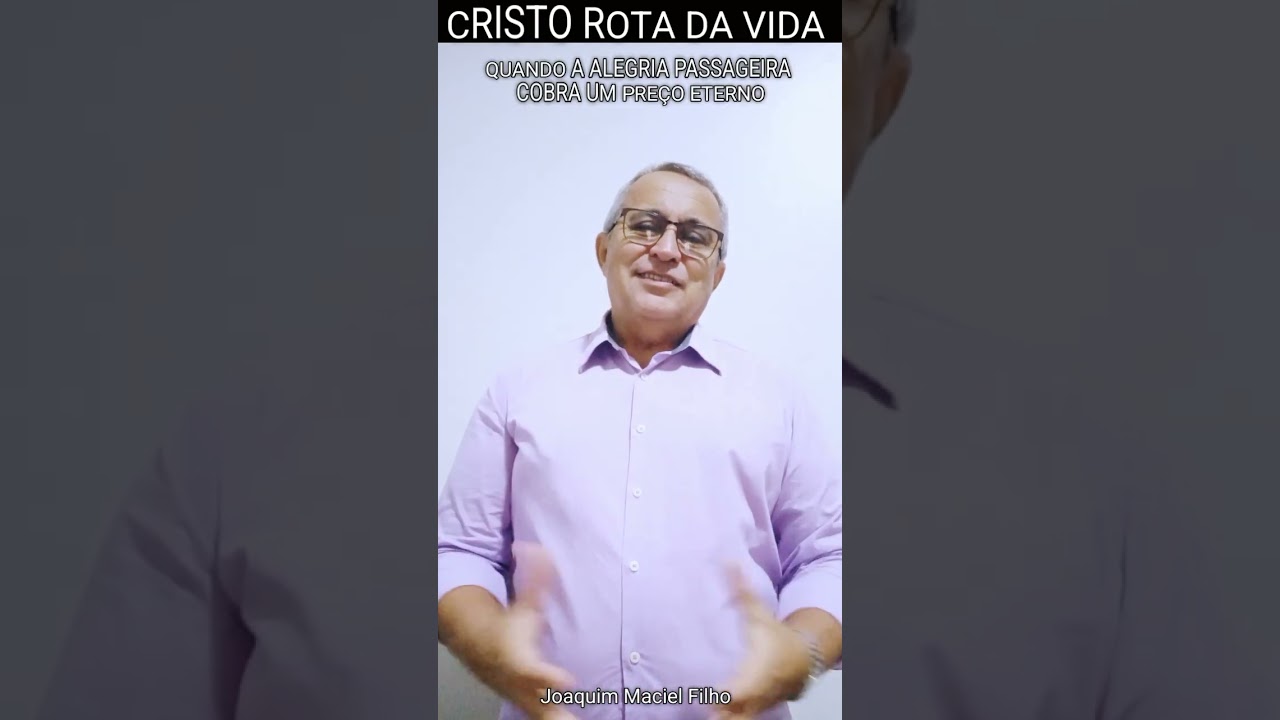 QUANDO A ALEGRIA PASSAGEIRA COBRA UM PREÇO ETERNO