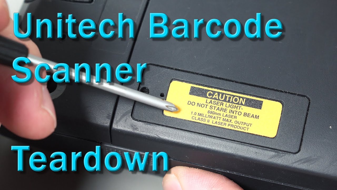 Unitech Handheld Barcode Scanner Teardown