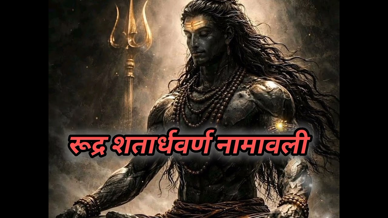 #रूद्र शतार्धवर्ण नामावली/⭐🕉️🔱🌙⭐🕉️🔱🌙