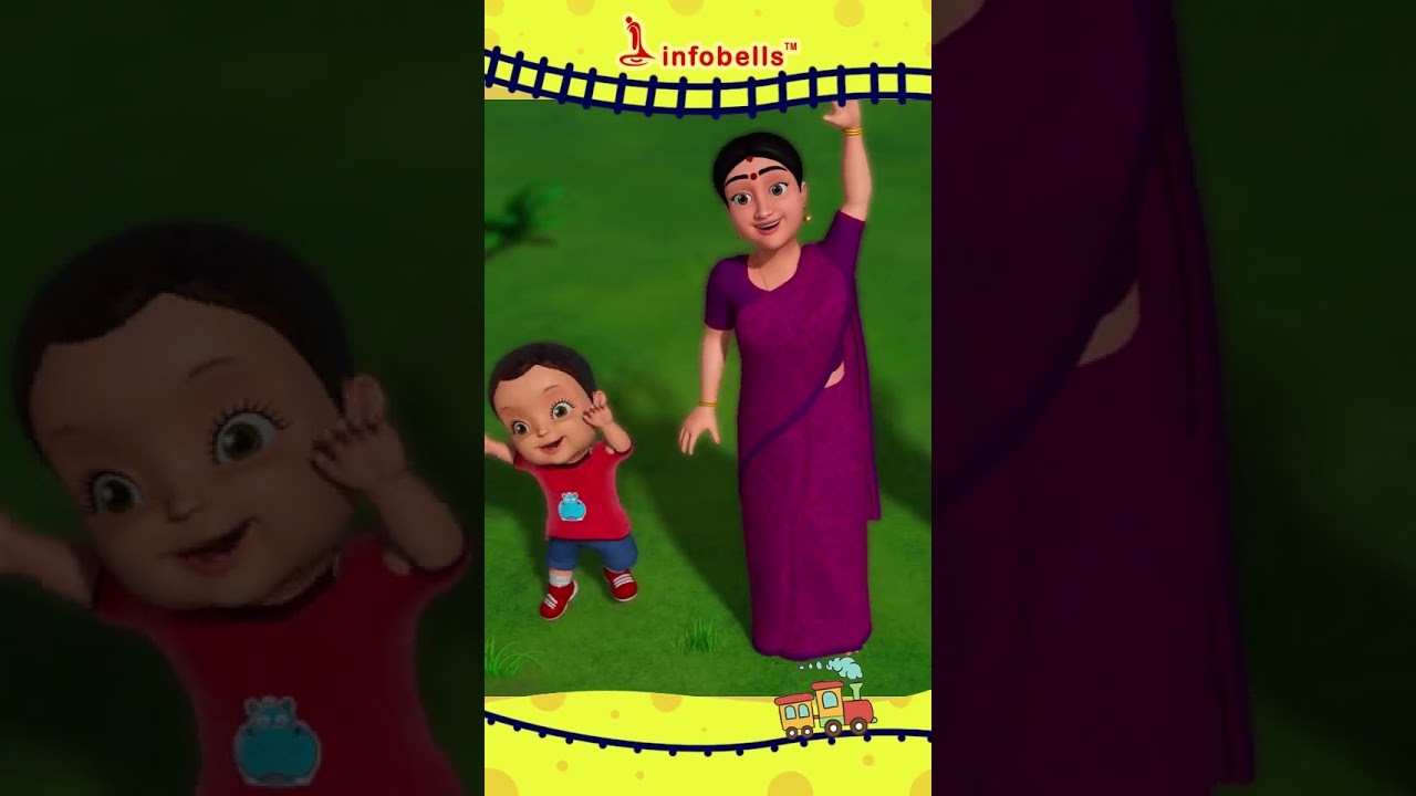 Choo Choo Train Asache - Train Song | Bengali Rhymes & Cartoons | Infobells #bengalirhymes #train