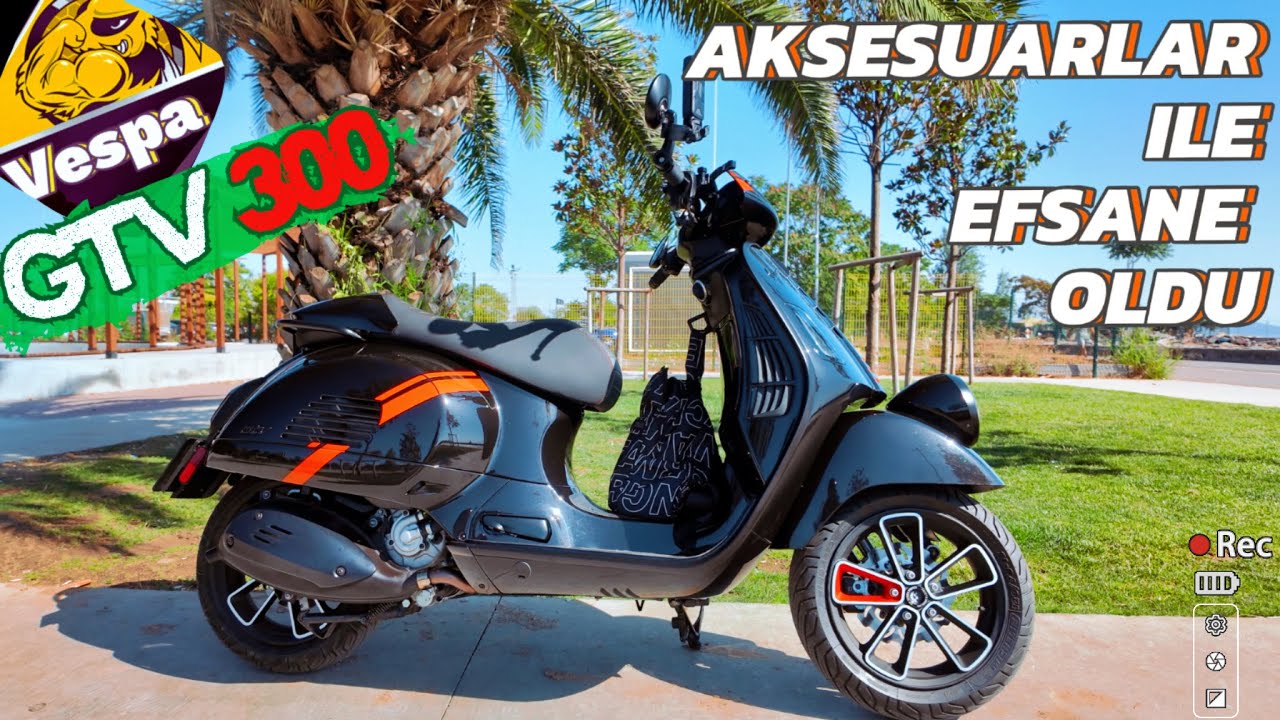Vespa GTV300 Aksesuar (custom) incelemesi ve Sürüş Deneyimi /Dikkat Edilmesi Gerekenler #motovlog