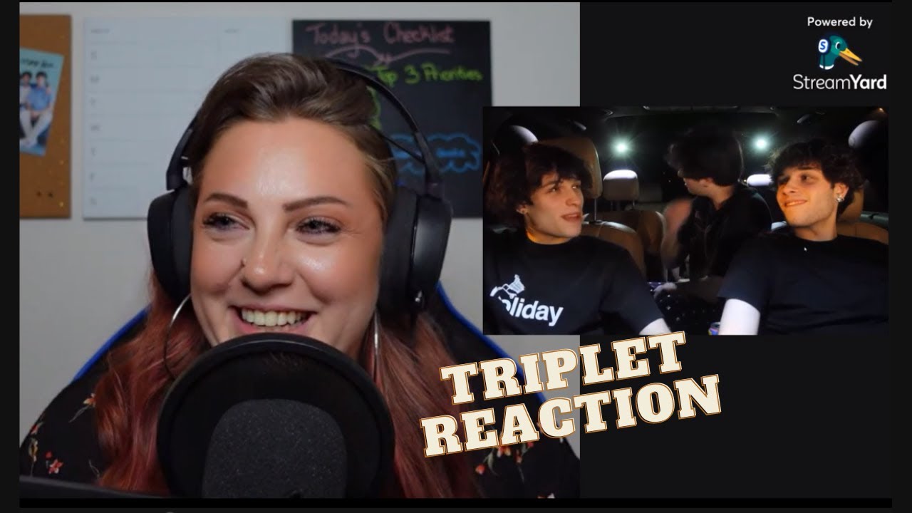 Reacting to The Sturniolo Triplets-'Chris cant stop yapping'