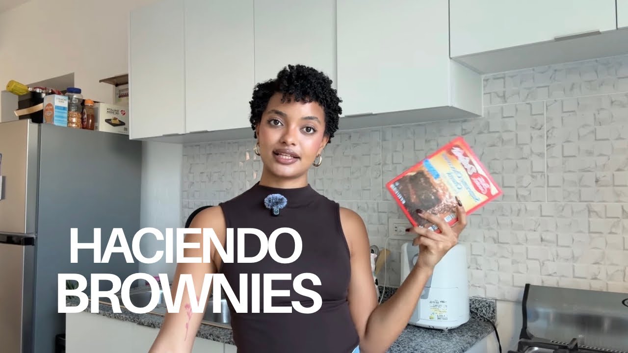 cooking with me vlog | receta de brownies, iced coffee, pilates en casa, mini unboxing 