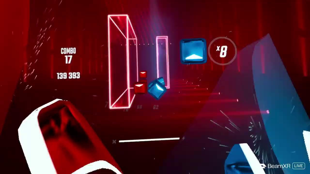 Playing Beat Saber!