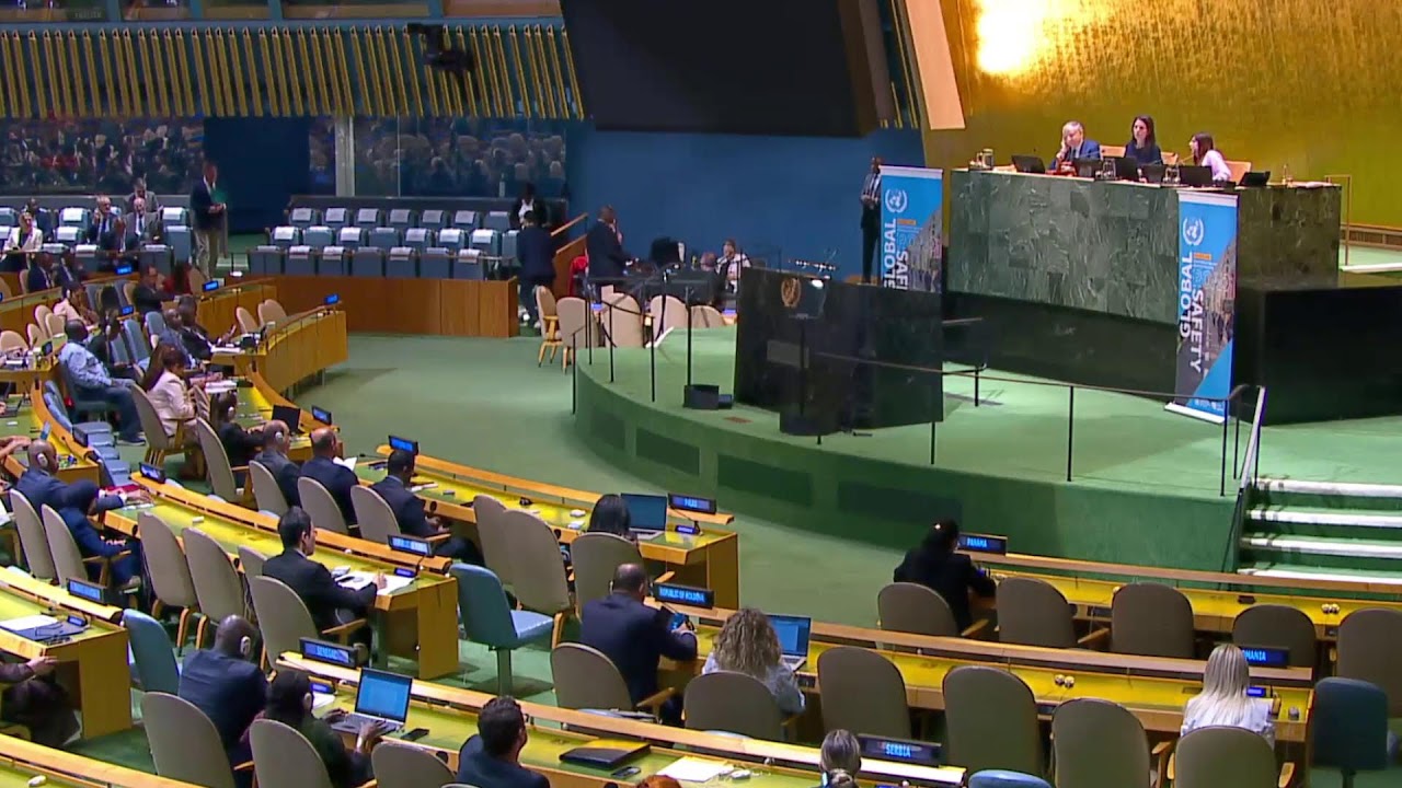 LIVE: Opening of the UN High Level Meeting on Global #RoadSafety with Dr Tedros