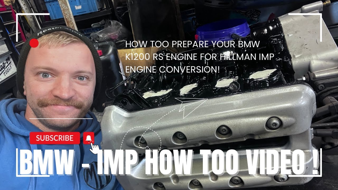 Видеоинструкция по переоборудованию двигателя мотоцикла Hillman Imp BMW K1200 RS!