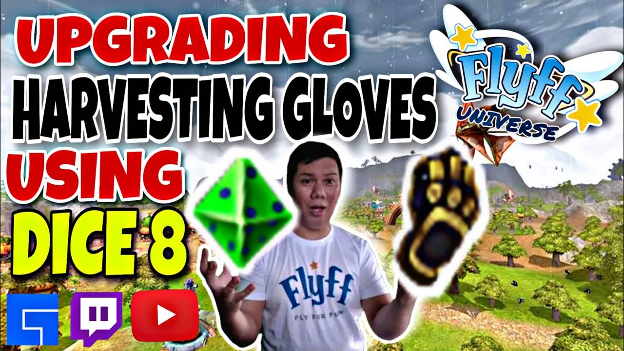 UPGRADING HARVESTING GLOVES IN FLYFF UNIVERSE