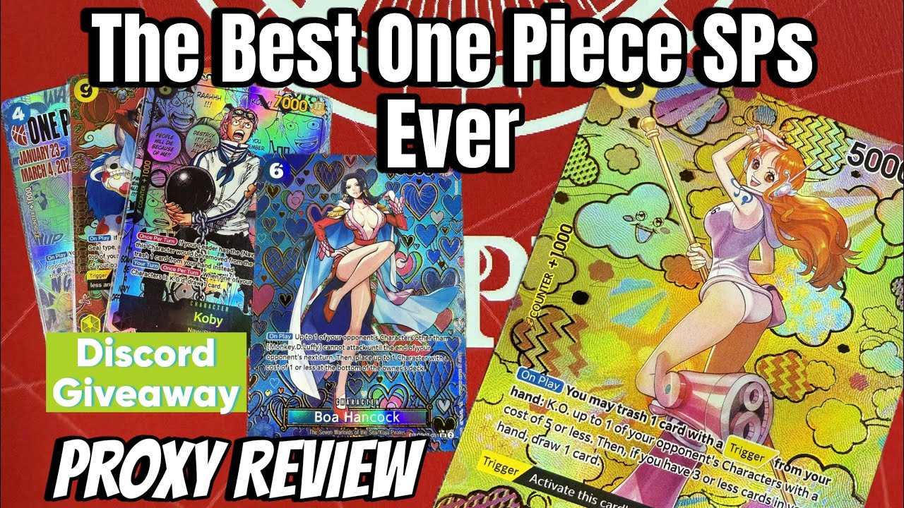 Лучшие золотые позолоченные SP-карты из One Piece | Карточная игра One Piece