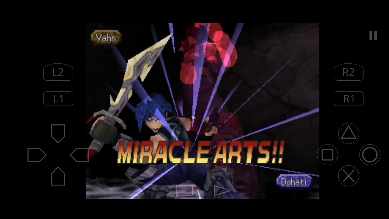 Legend of Legaia - Dohati Boss Fight with Miracle Arts