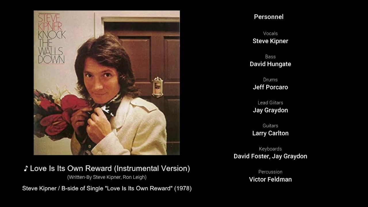 【Jeff Porcaro】Steve Kipner ”Love Is Its Own Reward” (Instrumental Version)