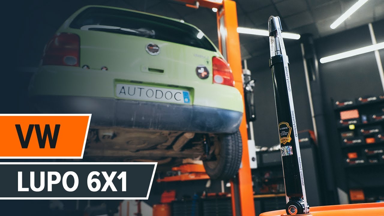 Como substituir amortyzatory parte traseira no VW LUPO 6x1 [TUTORIAL DA AUTODOC]