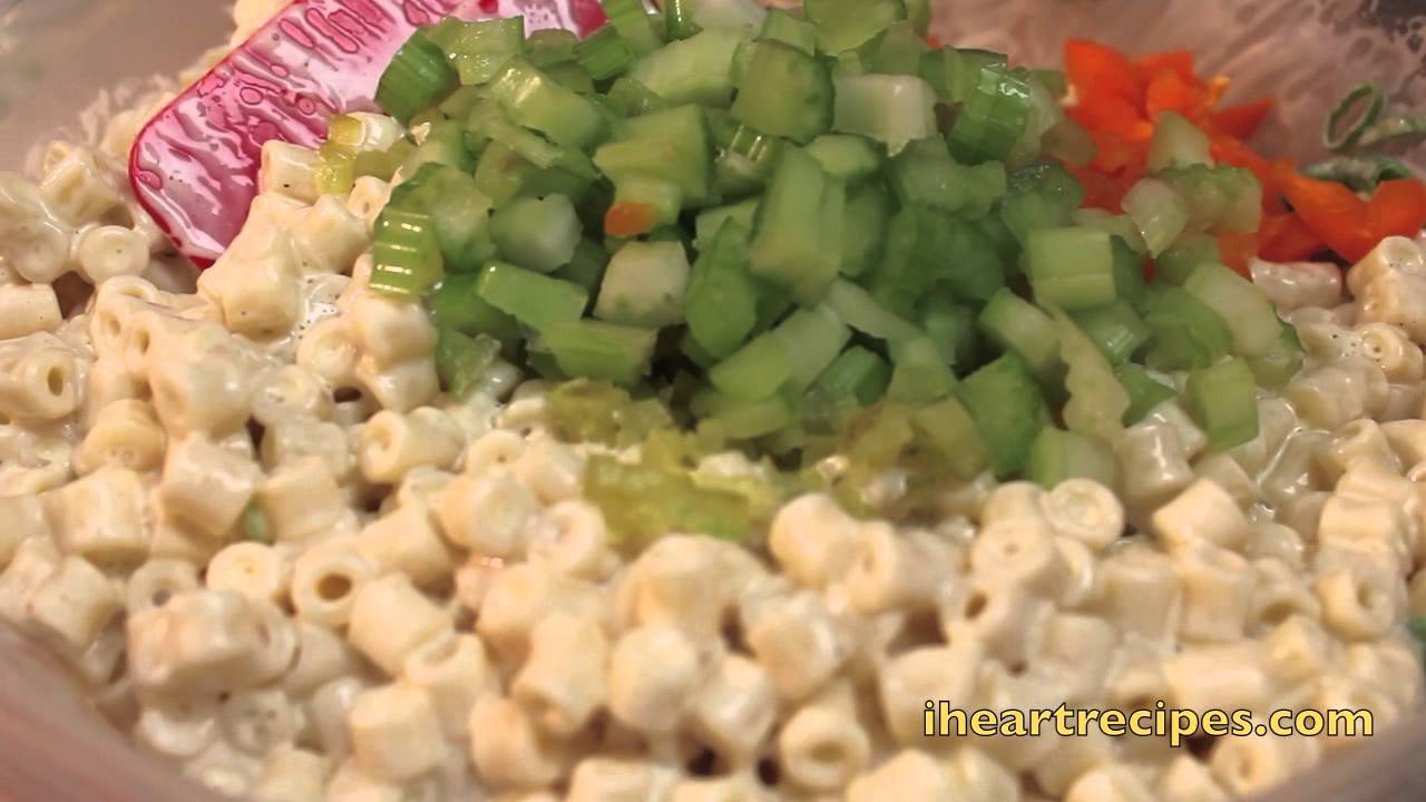 Creamy Macaroni Salad - I Heart Recipes