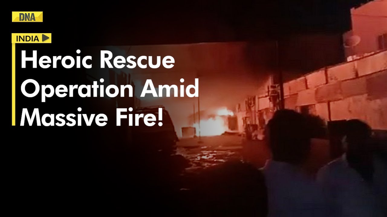 Hyderabad Fire: Daring Rescue By Fire Fighters Amid Massive Fire That Killed 9 People In Hyderabad!