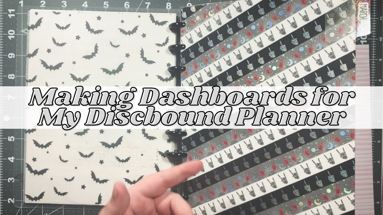 Making Dividers/Dashboards for My Discbound Planner | Planning with Cass