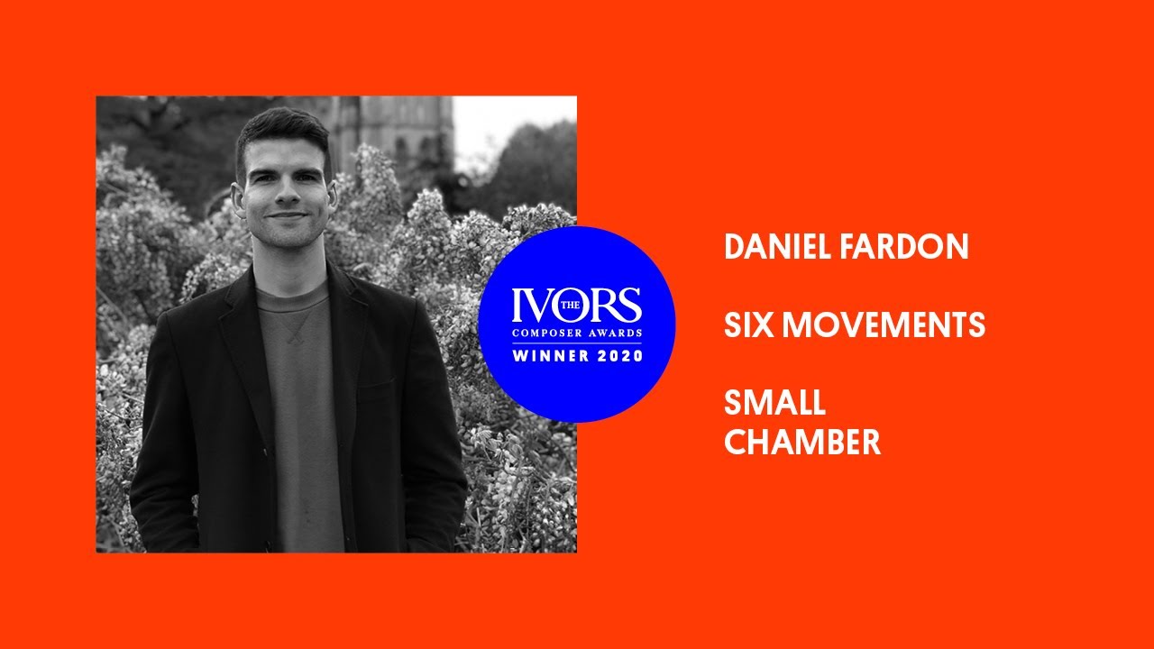 Thanks and praise from Daniel Fardon in his Ivor Novello Award acceptance speech