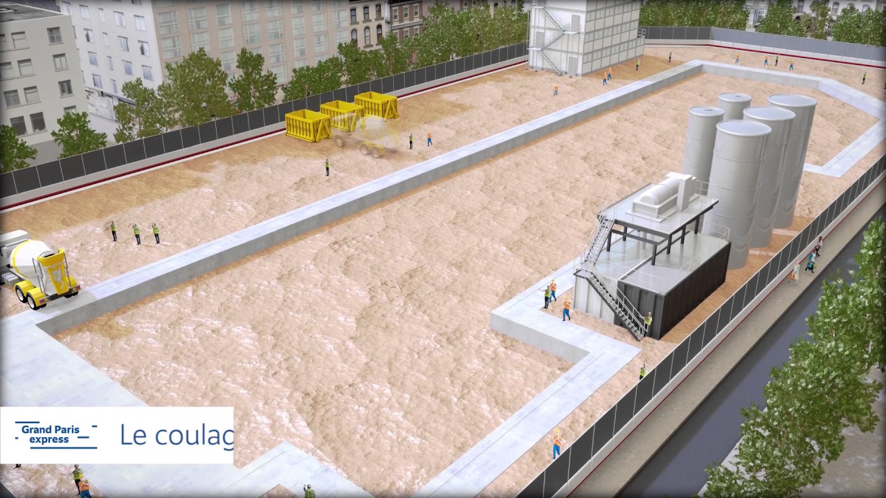 Métro ligne 15 - construction des gares