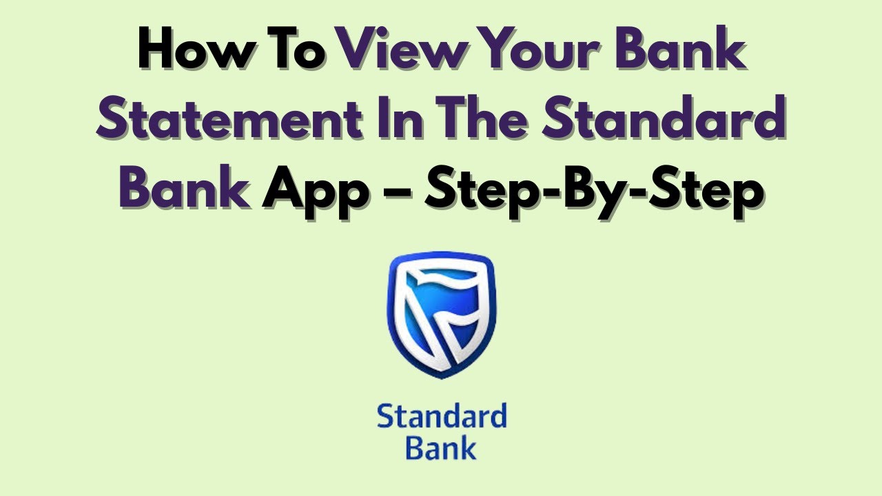 Как просмотреть выписку по банковскому счету в приложении Standard Bank &mdash; пошаговое руководство