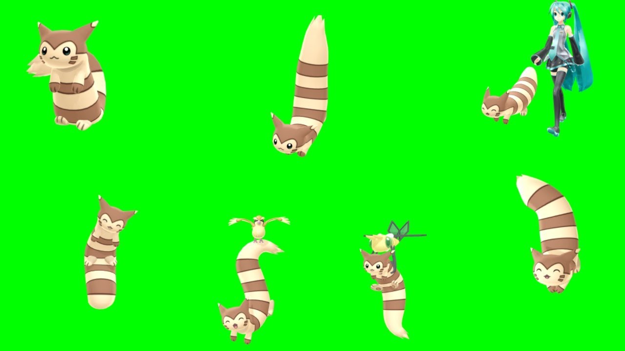 furret walc but he walc across many greenscreens and the music is gentle