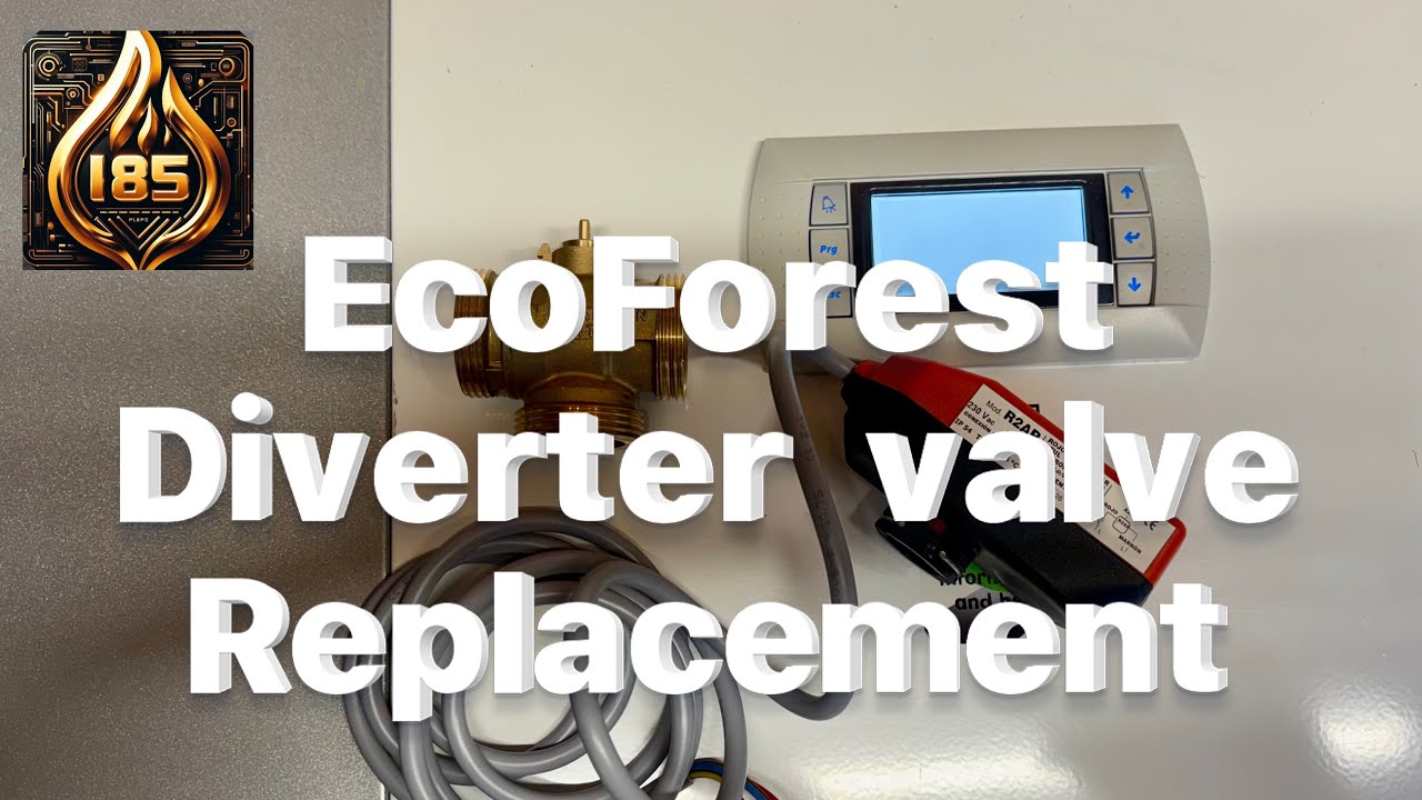 Changing The Internal Diverter Valve EcoForest #heating #heatpump #heatpumprepair 