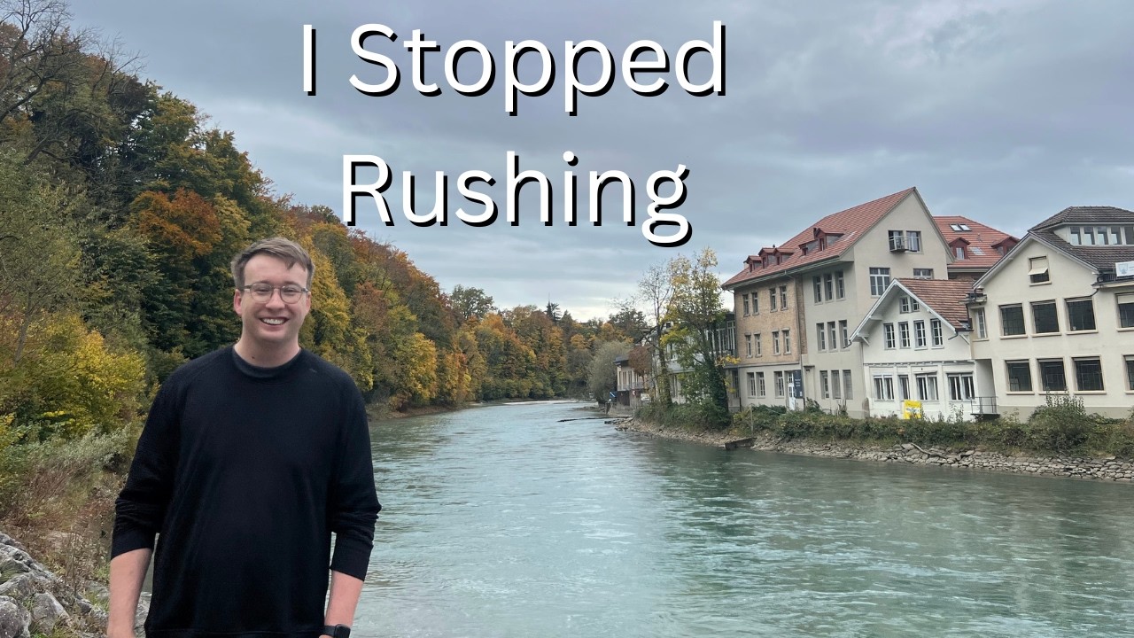 How I finally slowed down