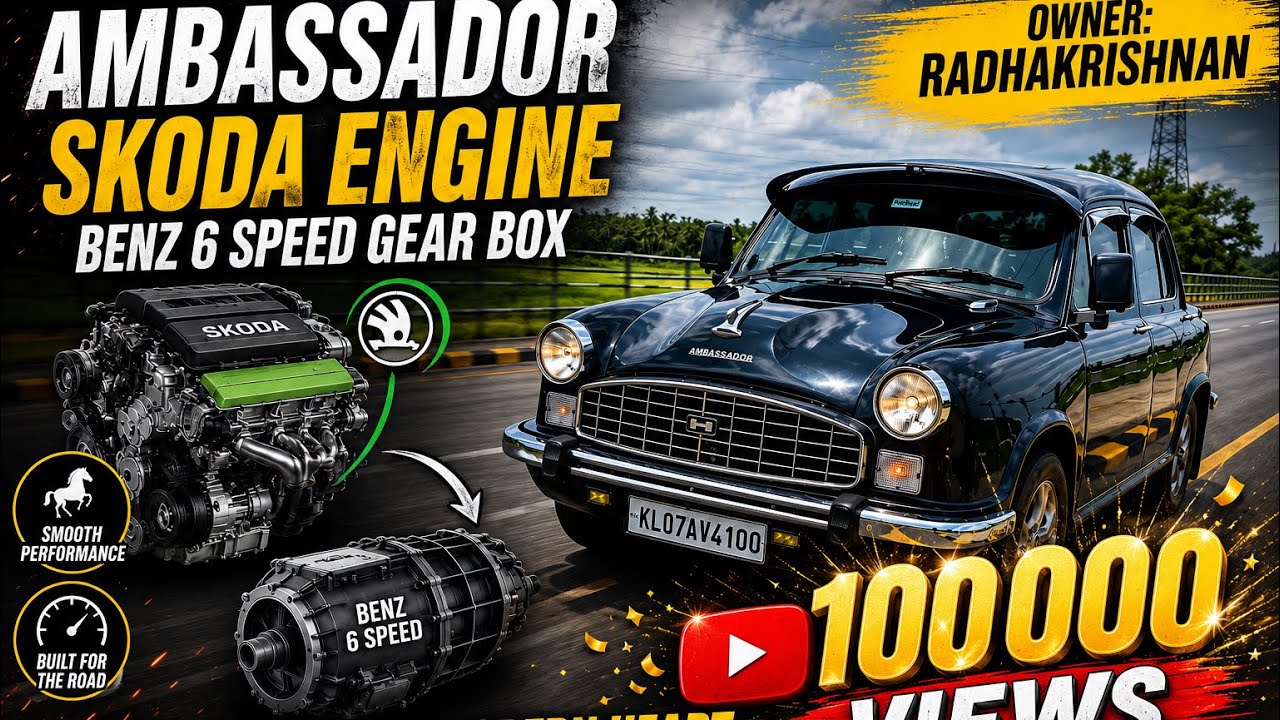 Legendary Ambassador With Skoda Engine & Benz Gearbox 🔥