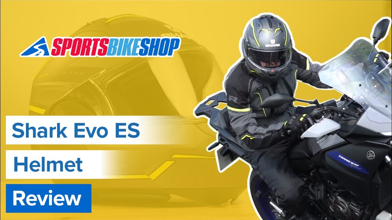 Обзор мотоциклетного шлема Shark Evo ES с откидным верхом — Sportsbikeshop