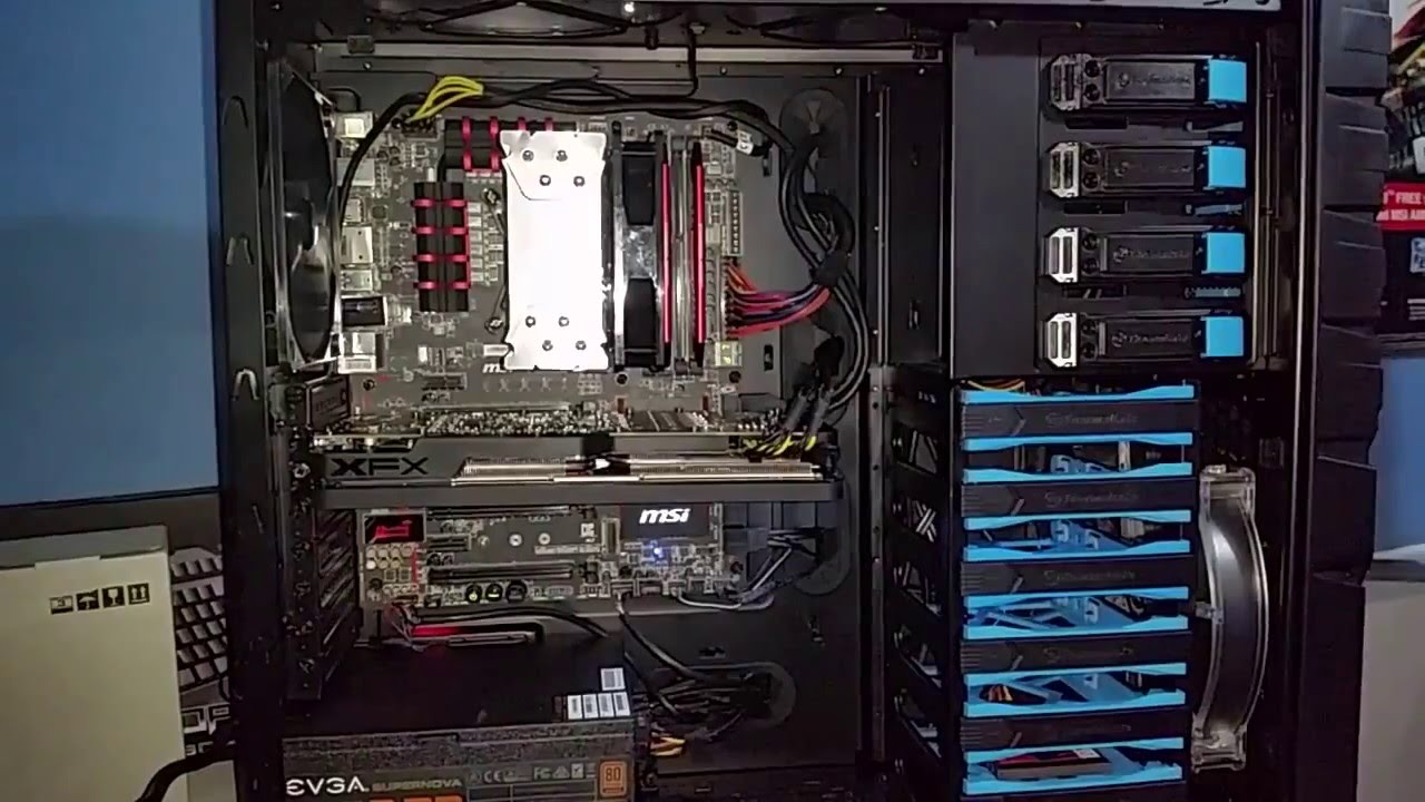 CPU GAMER INTEL CORE I7 4790K - MSI Z97 GAMING 7 - SSD 240GB - XFX R9 290X - THERMALTAKE CHASER MK-1