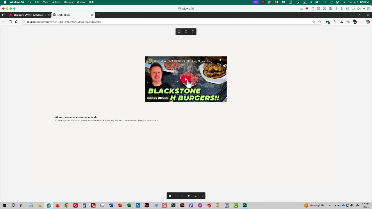Adobe Captivate Web Objects
