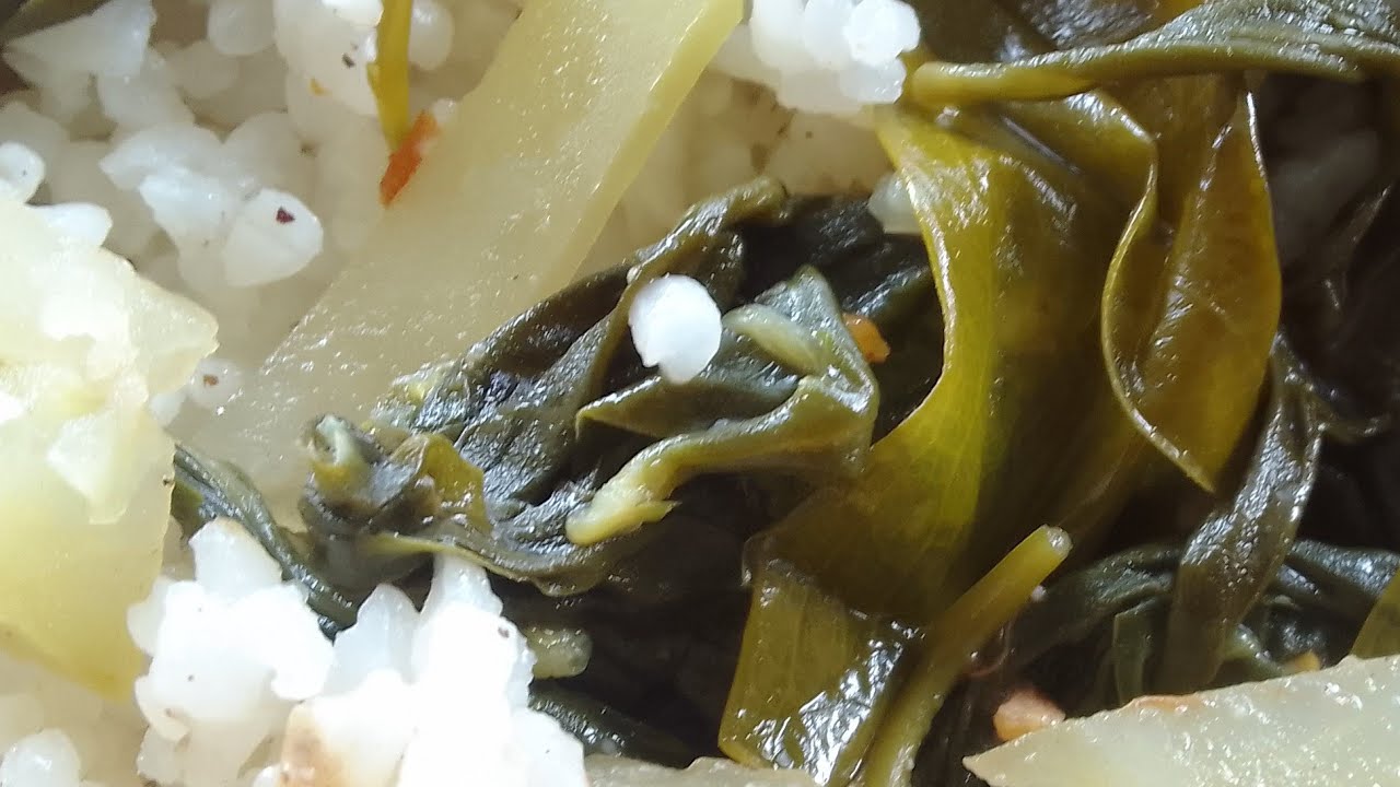 Cerdas Kuliner Cegah Janung Koroner , Oseng Daun Gingseng dan Pepaya Mak Nyus @gurubangsa9617 