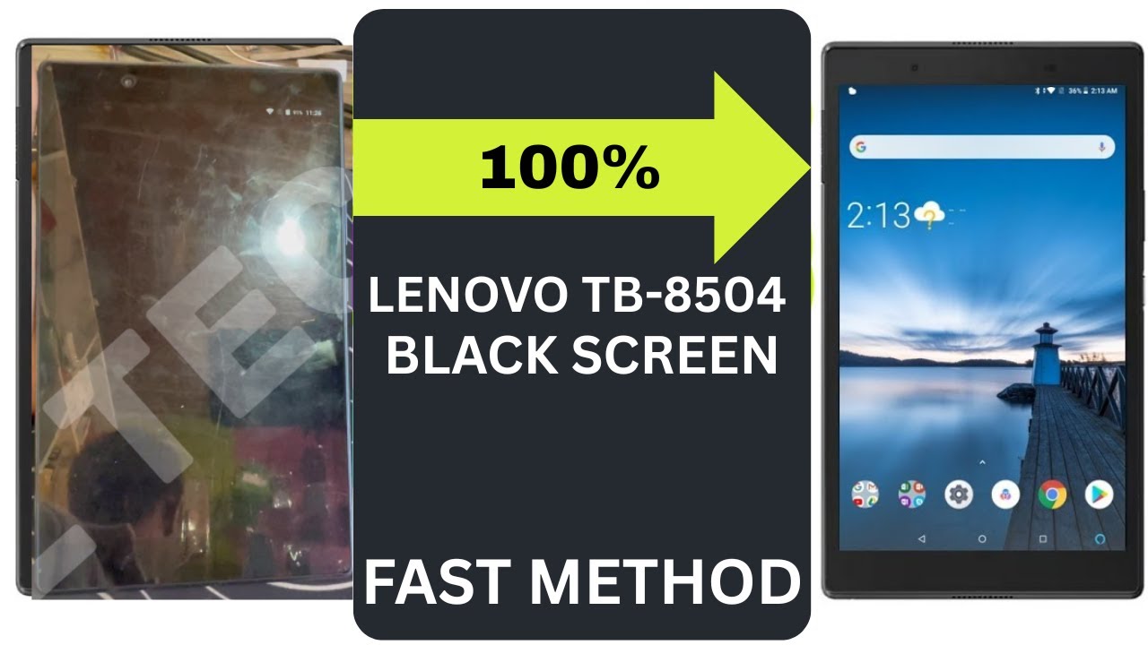 Lenovo TB-8504x Tablet black screen | Download fail fhloader fail process fail qfil | TB-8504x flash