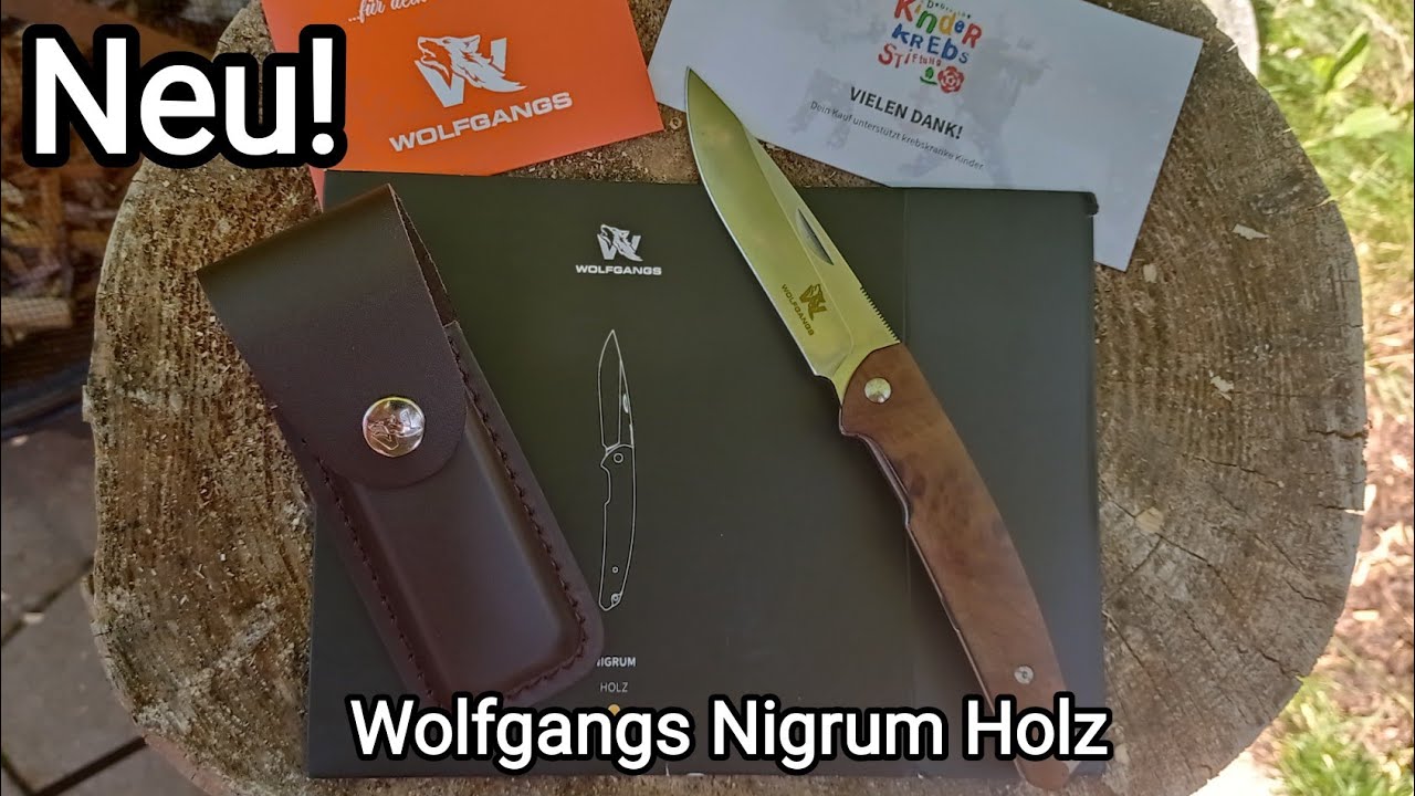 Wolfgangs Nigrum // Neu mit Holz Scales und modifizierter Klinge!!!