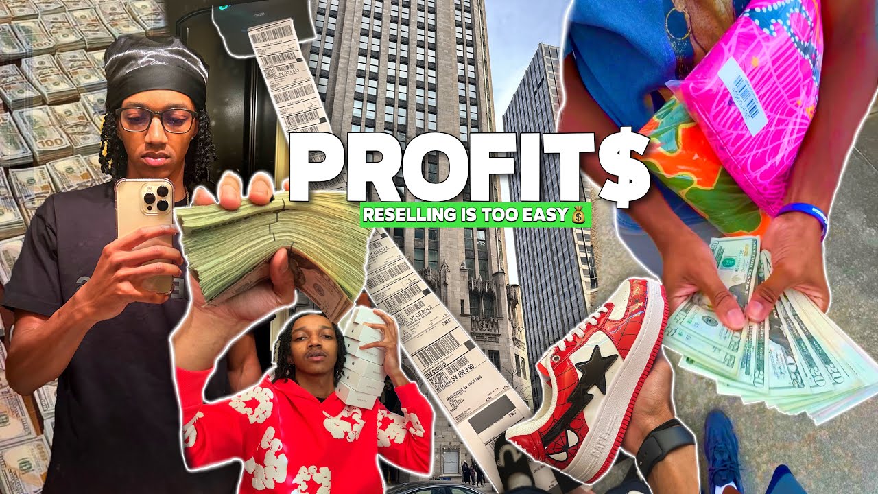 I MADE $4,870 THIS WEEK & BOOKED A TRIP TO..? RESELLING IS LIT🔥