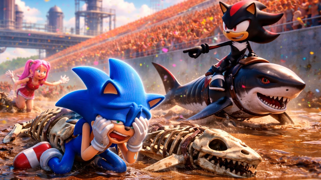 🦈 Sonic vs Shadow in the Magic SHARK Racing Championship