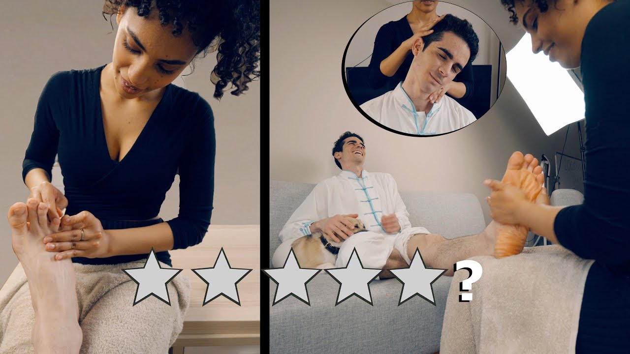 ASMR: Подруга делает мне китайский массаж ног дома!