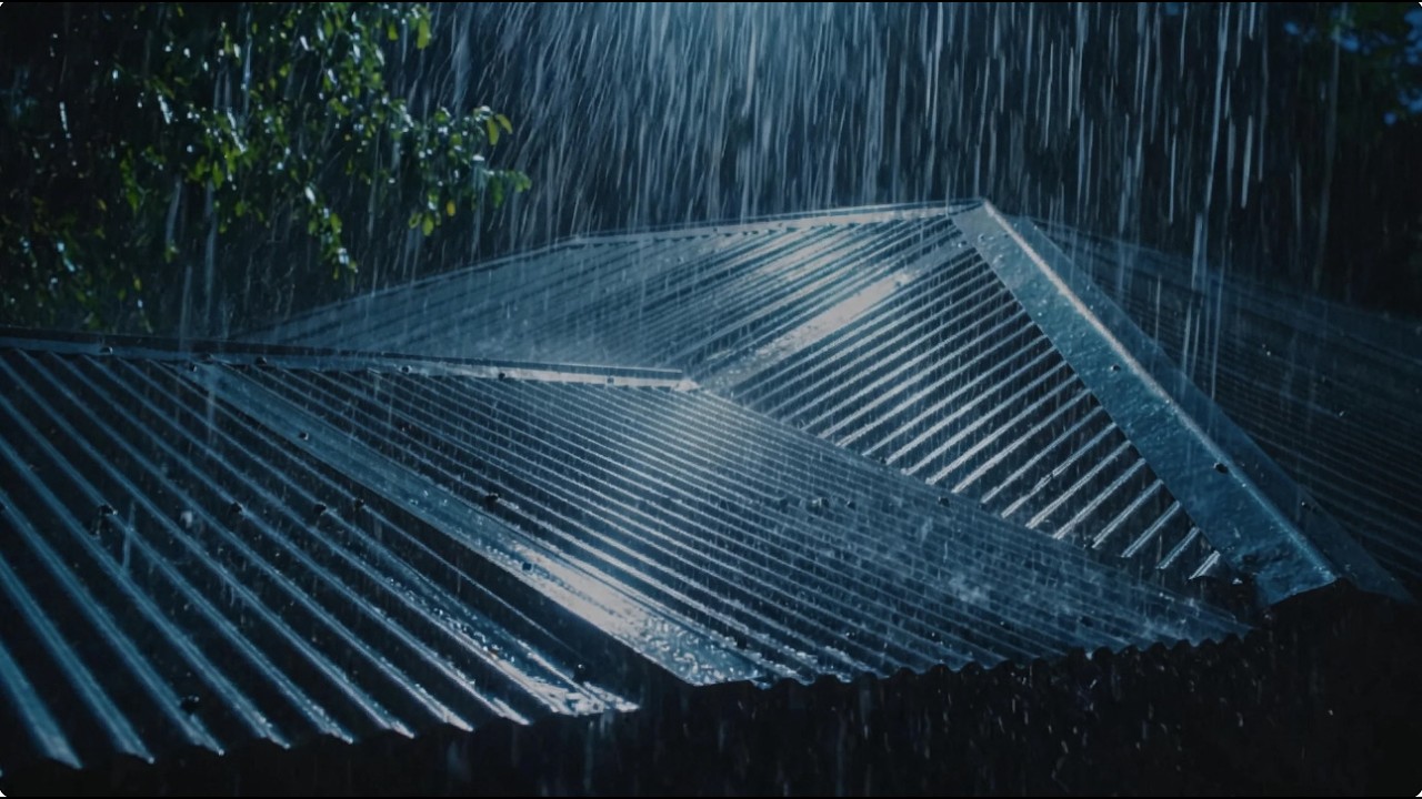 Barulho de Chuva para Dormir Profundamente ⛈ Som de Chuva e Trovões à Noite #17 Nature White Noise