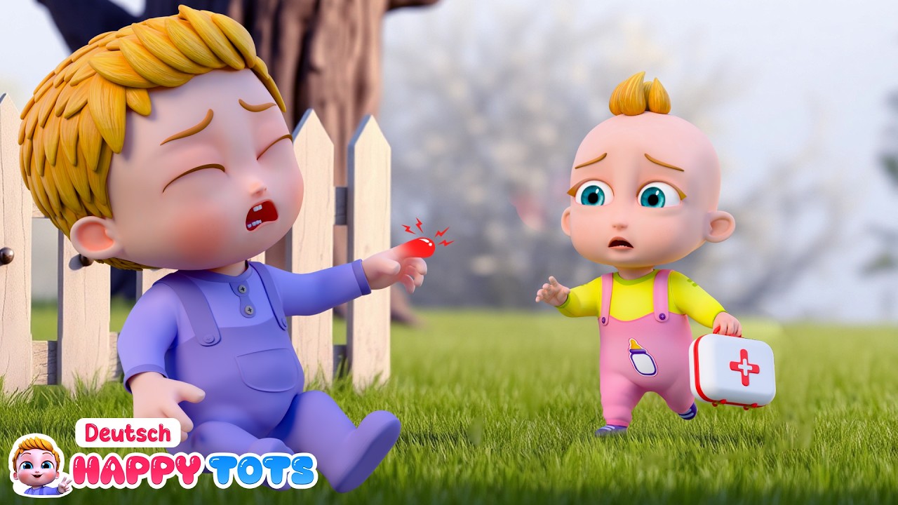 Doktor, ich habe mir was geholt!Ein Wehwehchen-Lied für Kinder|Kinderreime & Kinderlieder Happy Tots