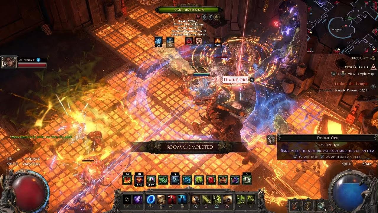 Path of Exile 2 - First Mirror of Kalandra drop in Vaal Temple!