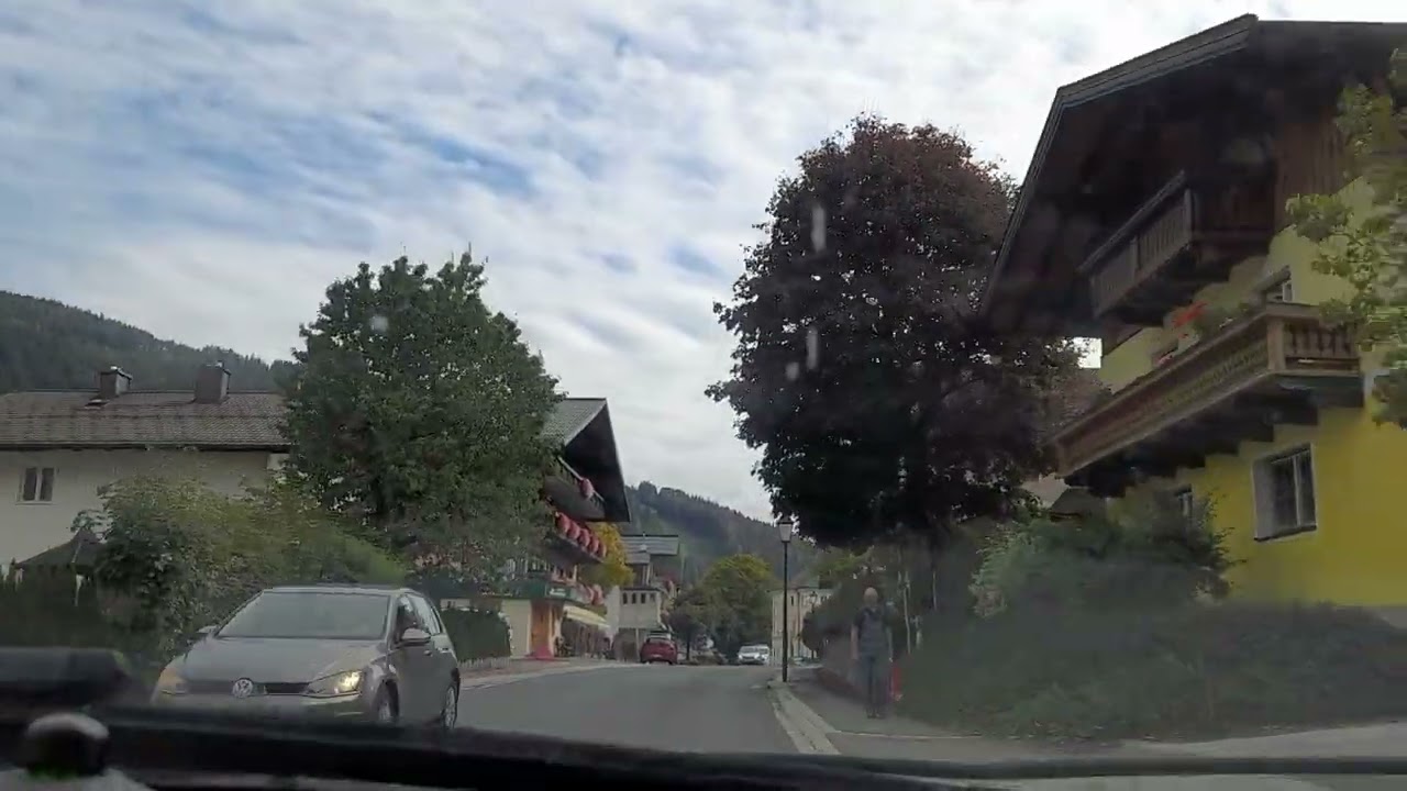Autofahrt, Eben im Pongau, Land Salzburg, Austria