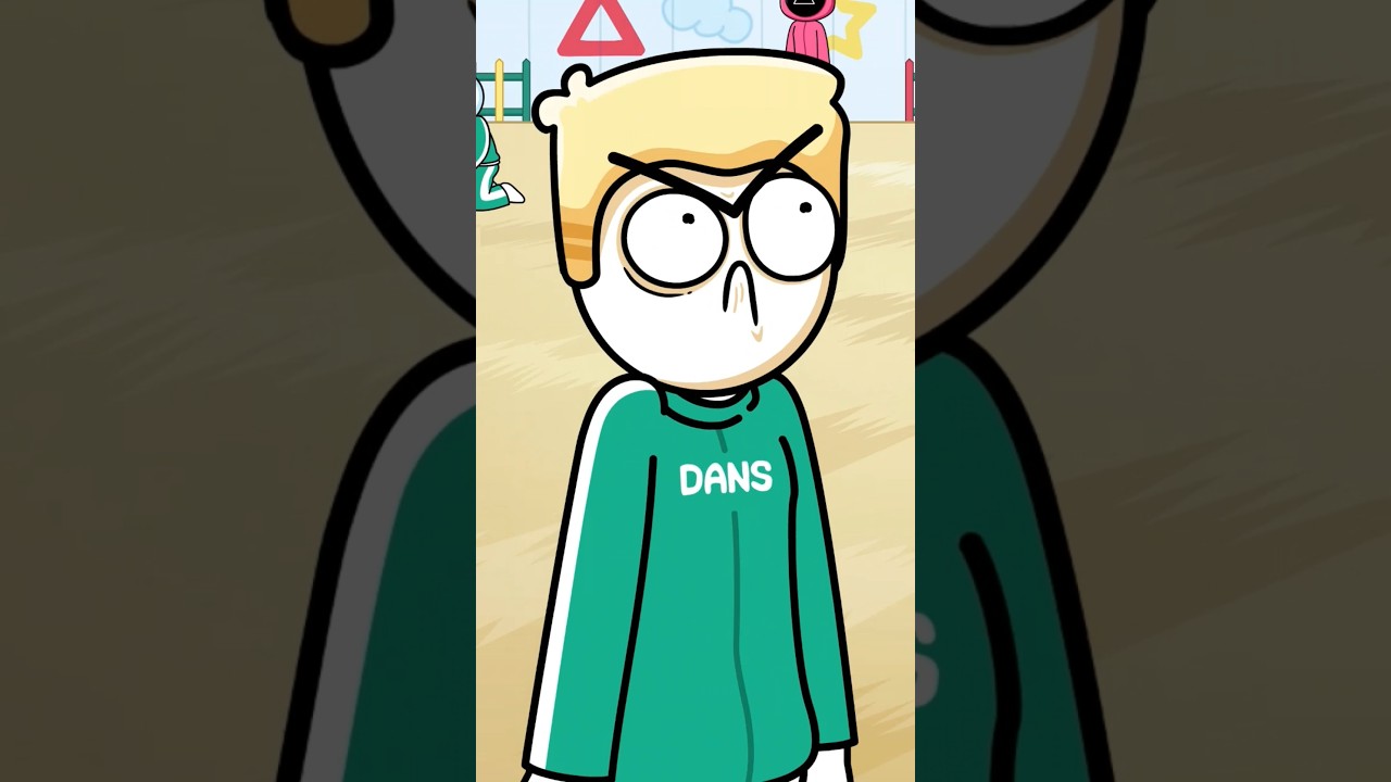 Dans & Snad in Squid Game (Animation Meme) #squidgame #shorts
