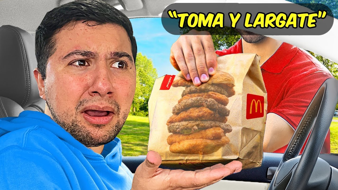 Pedí el ¨PEOR PRODUCTO¨ de cada DRIVE THRU de mi ciudad.. 😂