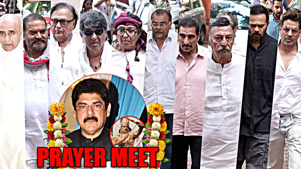 Pankaj Dheer Prayer Meet A Reunion of 90s Bollywood Celebrities