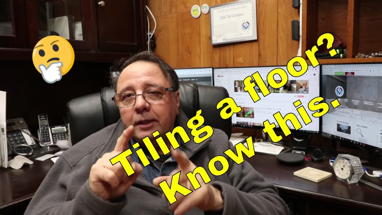 Floor tile installation guidelines. Don't skip these important things.