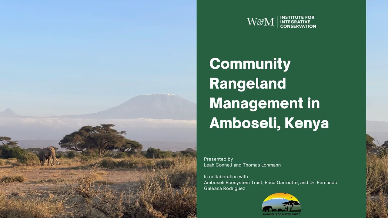 2025 CRP: A Framework for Community Monitoring of Rangeland Productivity in Amboseli, Kenya