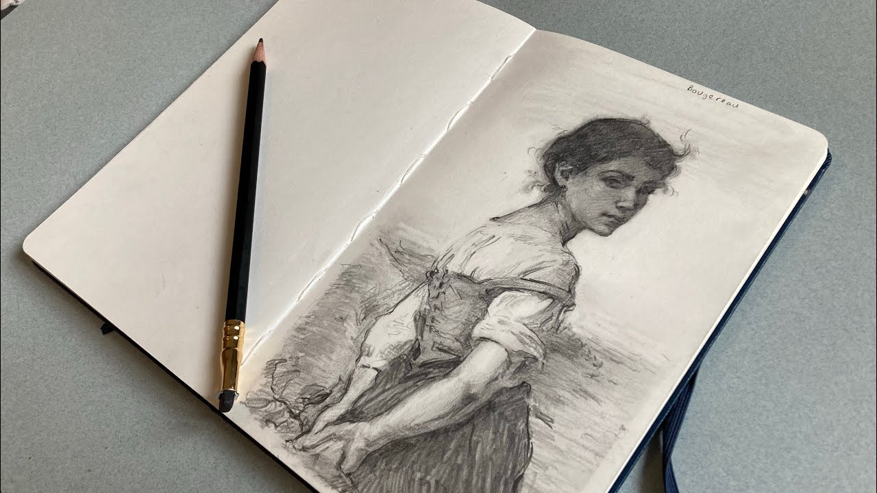 Sketchbook session: Master study in pencil